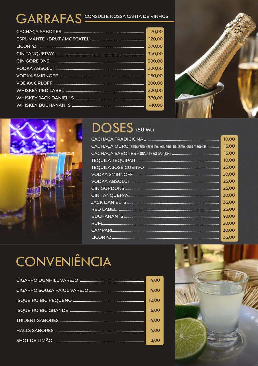 Garrafas, doses e conveniência